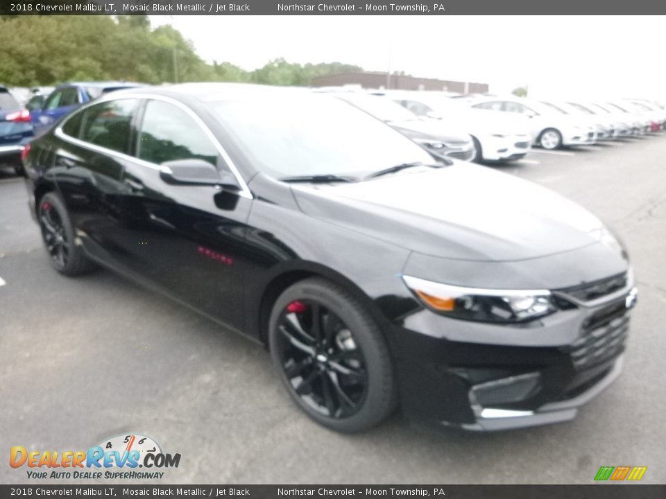 2018 Chevrolet Malibu LT Mosaic Black Metallic / Jet Black Photo #7