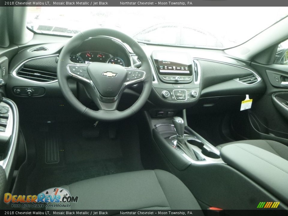 2018 Chevrolet Malibu LT Mosaic Black Metallic / Jet Black Photo #12