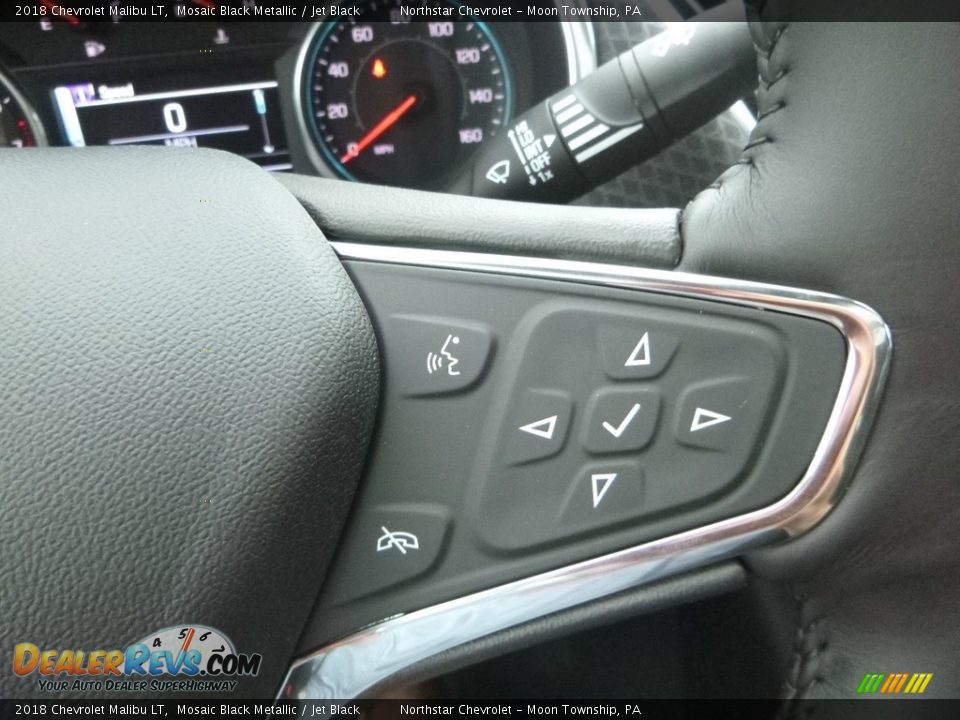 2018 Chevrolet Malibu LT Mosaic Black Metallic / Jet Black Photo #19