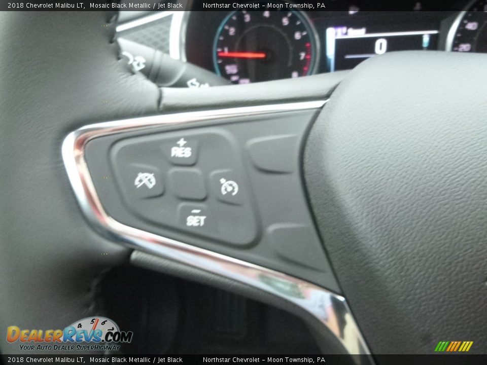 2018 Chevrolet Malibu LT Mosaic Black Metallic / Jet Black Photo #20
