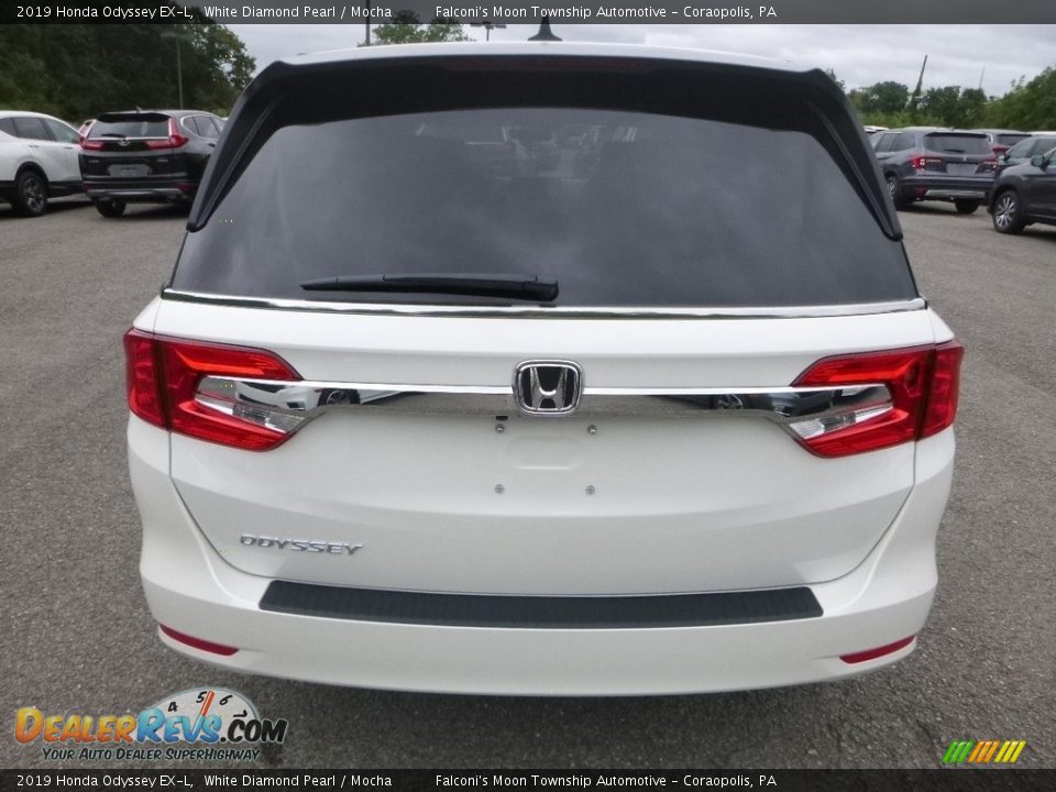 2019 Honda Odyssey EX-L White Diamond Pearl / Mocha Photo #3