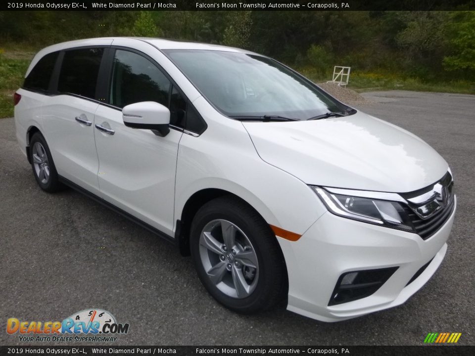 2019 Honda Odyssey EX-L White Diamond Pearl / Mocha Photo #5
