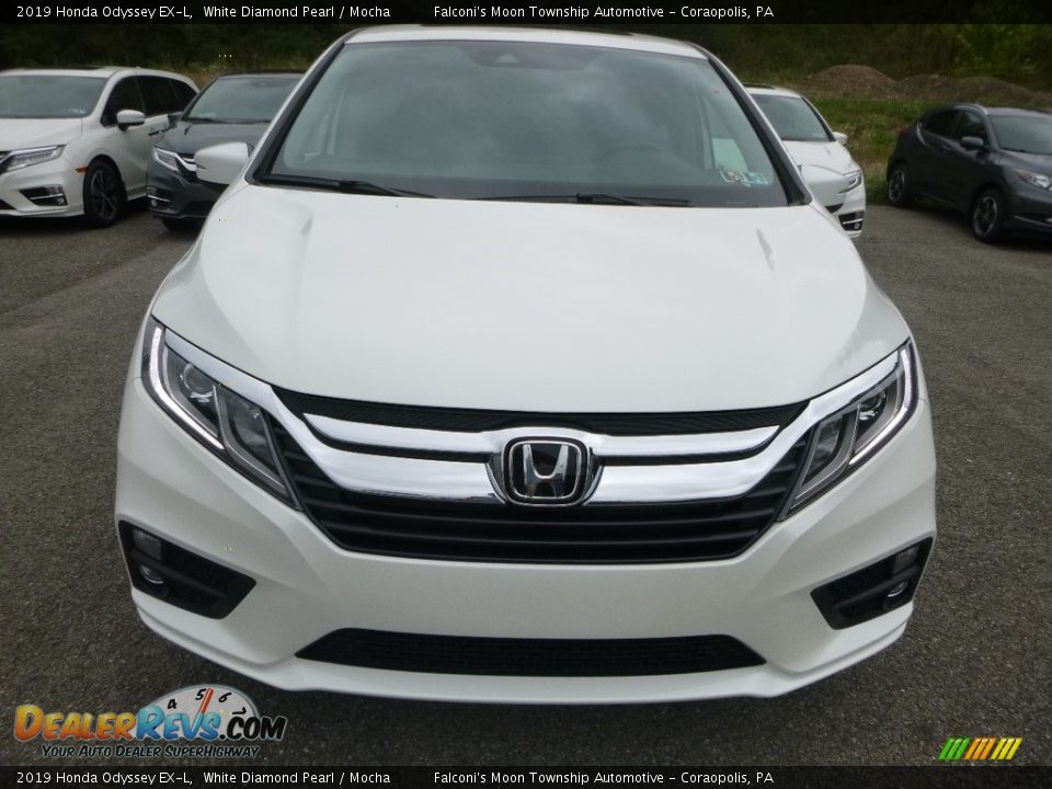 2019 Honda Odyssey EX-L White Diamond Pearl / Mocha Photo #6