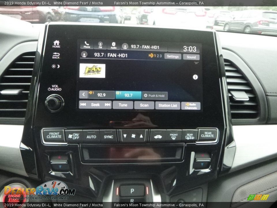 2019 Honda Odyssey EX-L White Diamond Pearl / Mocha Photo #14