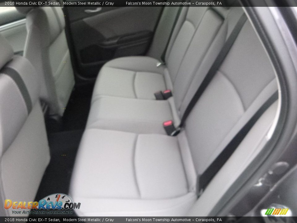 2018 Honda Civic EX-T Sedan Modern Steel Metallic / Gray Photo #9