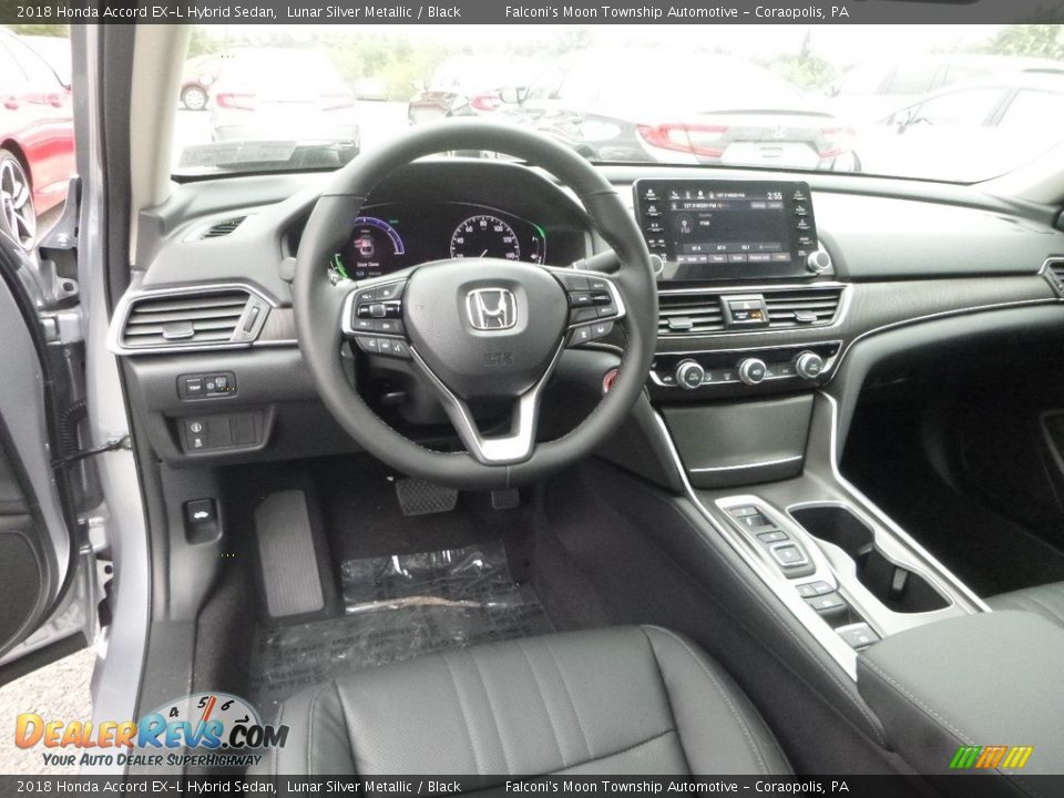 Black Interior - 2018 Honda Accord EX-L Hybrid Sedan Photo #10