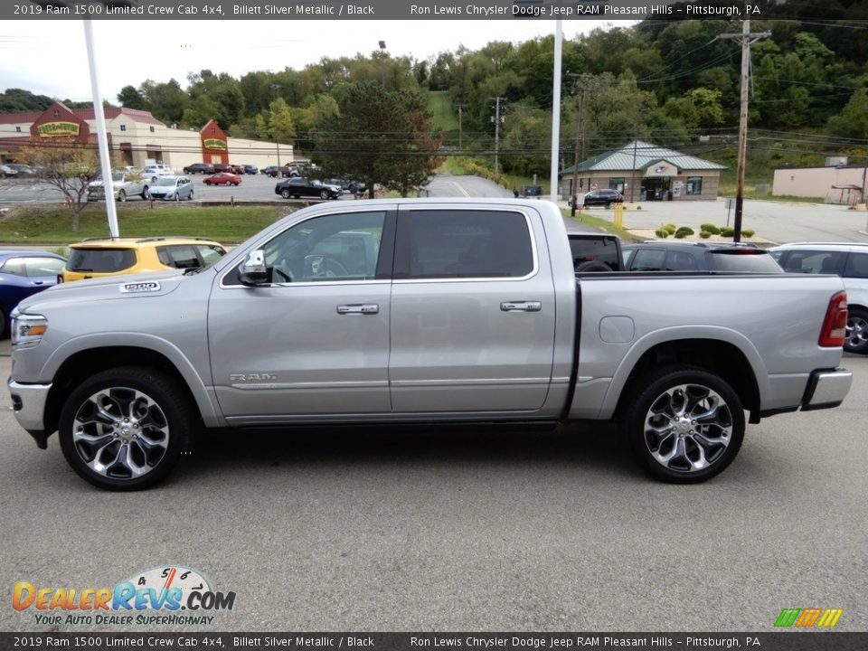 2019 Ram 1500 Limited Crew Cab 4x4 Billett Silver Metallic / Black Photo #2