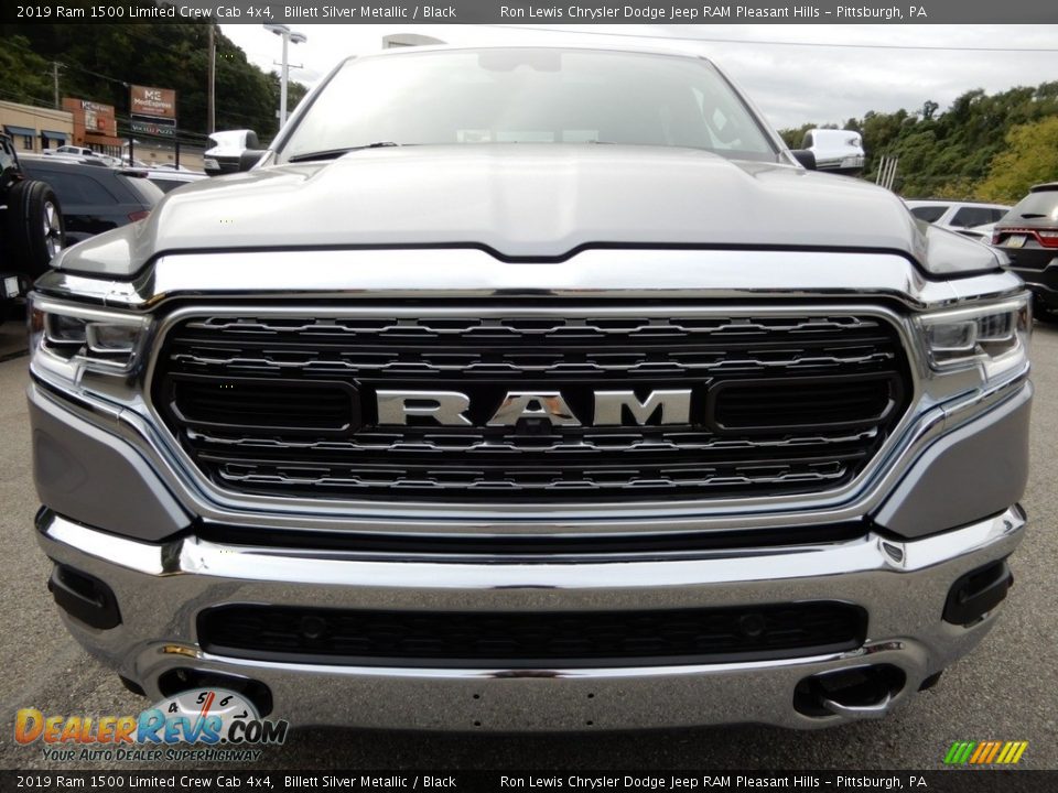 2019 Ram 1500 Limited Crew Cab 4x4 Billett Silver Metallic / Black Photo #8