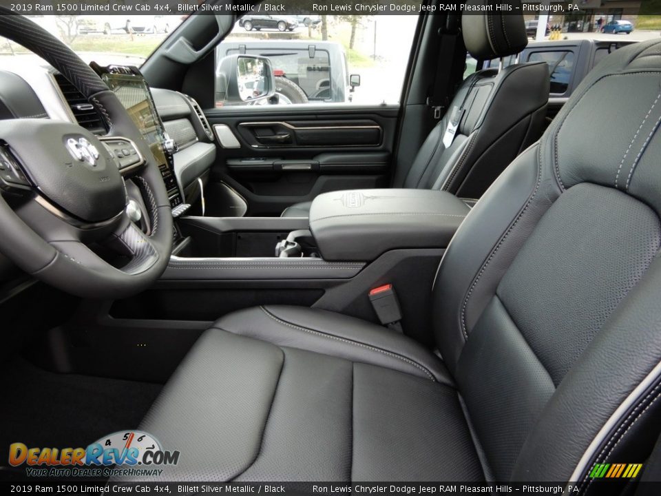 2019 Ram 1500 Limited Crew Cab 4x4 Billett Silver Metallic / Black Photo #10