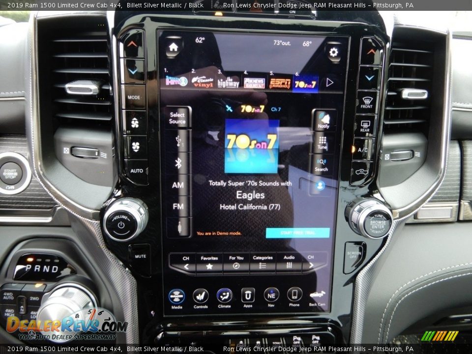 2019 Ram 1500 Limited Crew Cab 4x4 Billett Silver Metallic / Black Photo #20