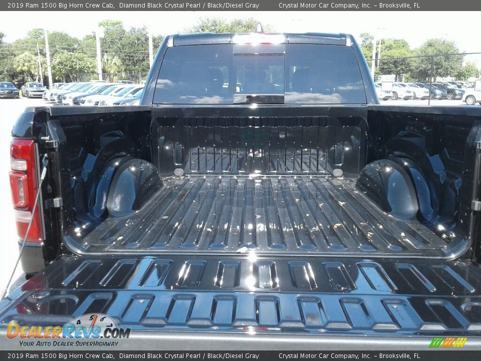 2019 Ram 1500 Big Horn Crew Cab Diamond Black Crystal Pearl / Black/Diesel Gray Photo #19