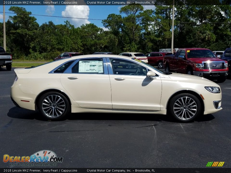 2018 Lincoln MKZ Premier Ivory Pearl / Cappuccino Photo #6