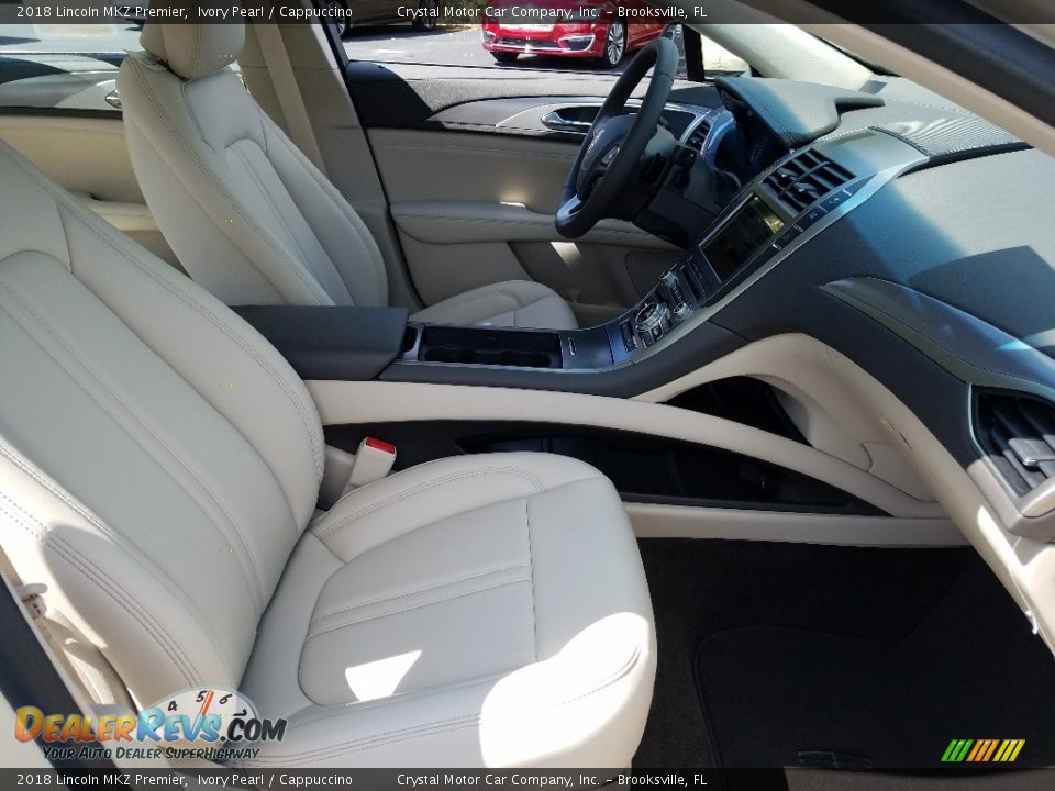 2018 Lincoln MKZ Premier Ivory Pearl / Cappuccino Photo #12