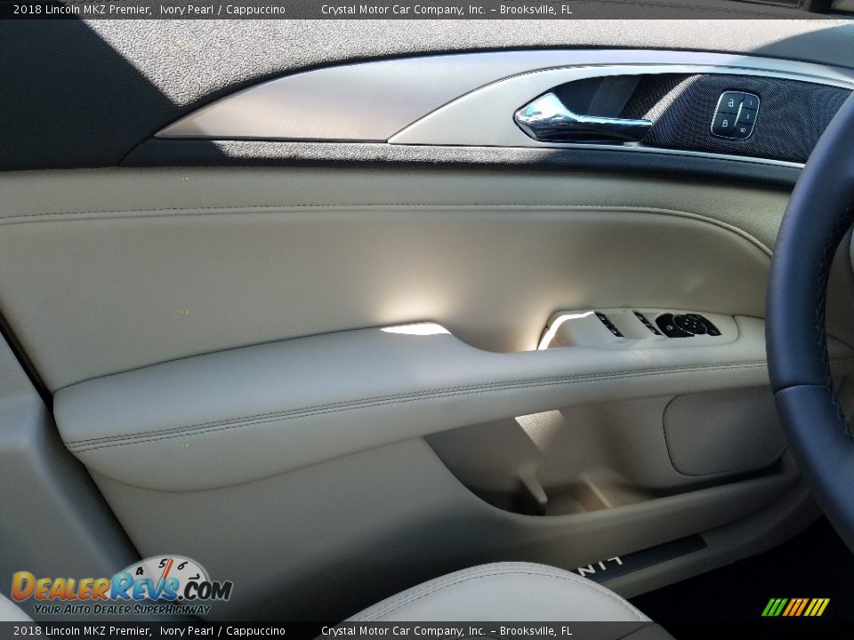 2018 Lincoln MKZ Premier Ivory Pearl / Cappuccino Photo #17