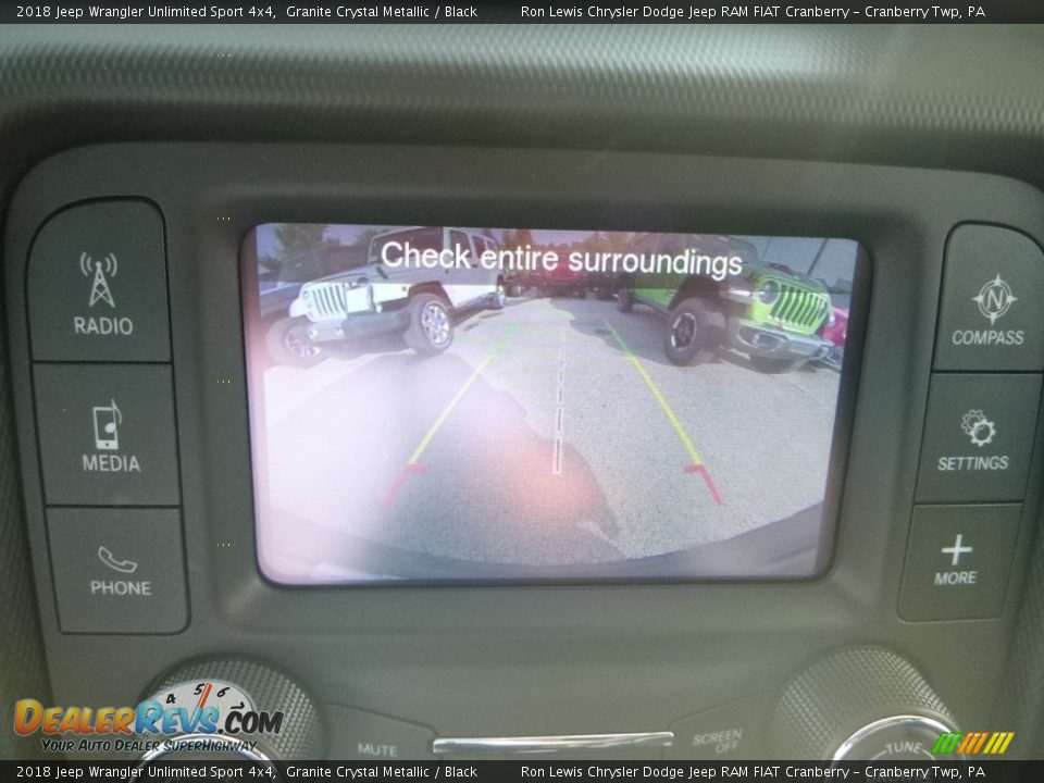 2018 Jeep Wrangler Unlimited Sport 4x4 Granite Crystal Metallic / Black Photo #17