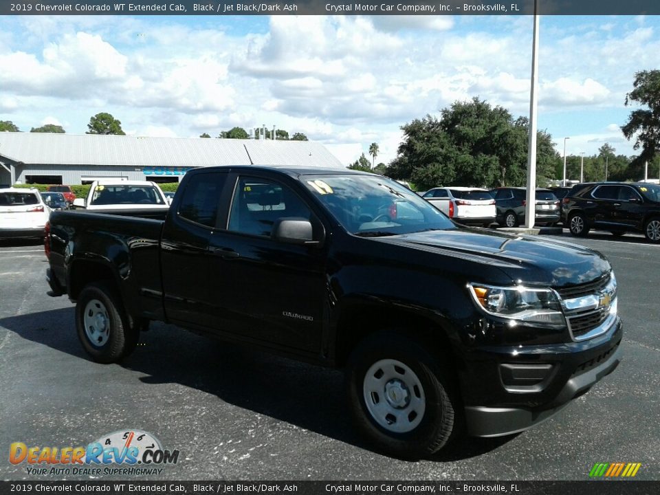 2019 Chevrolet Colorado WT Extended Cab Black / Jet Black/Dark Ash Photo #7