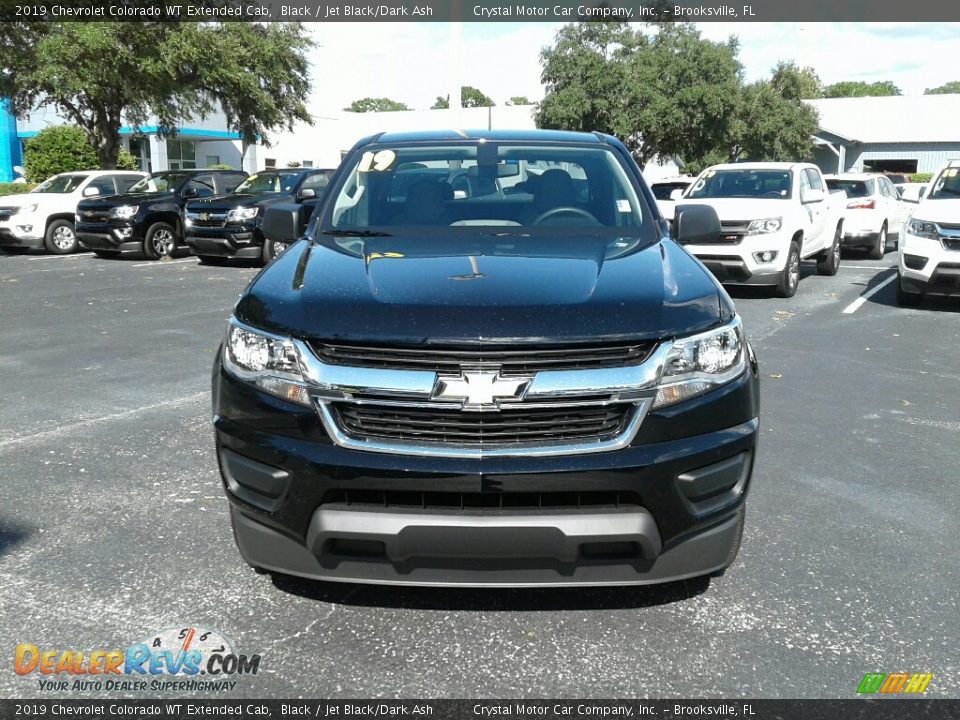 2019 Chevrolet Colorado WT Extended Cab Black / Jet Black/Dark Ash Photo #8