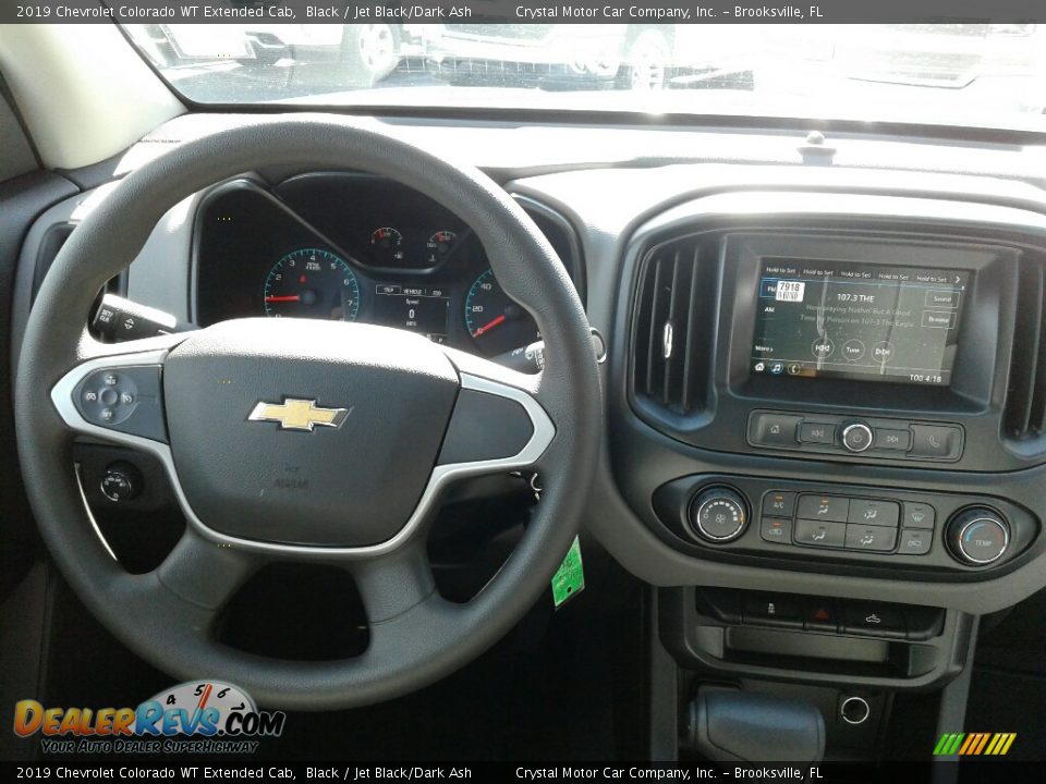 2019 Chevrolet Colorado WT Extended Cab Black / Jet Black/Dark Ash Photo #13