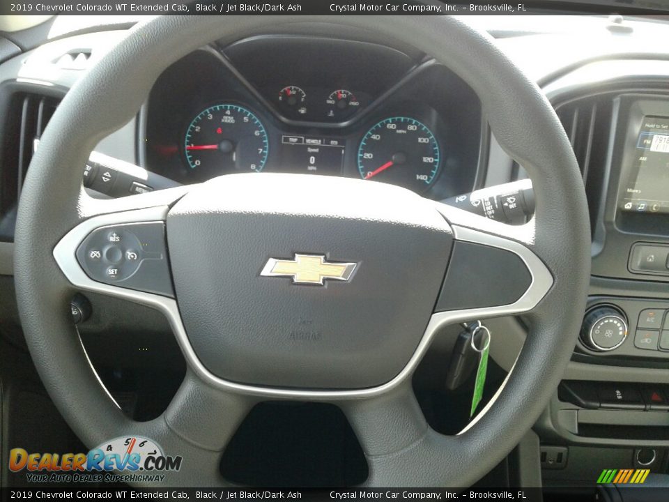 2019 Chevrolet Colorado WT Extended Cab Black / Jet Black/Dark Ash Photo #14