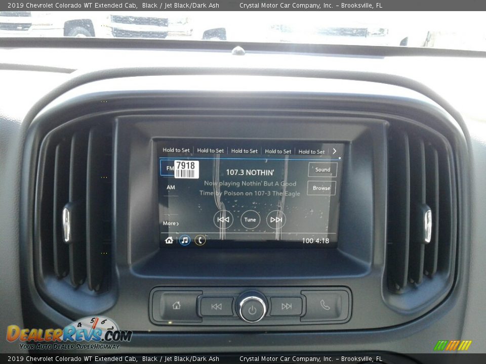 2019 Chevrolet Colorado WT Extended Cab Black / Jet Black/Dark Ash Photo #15