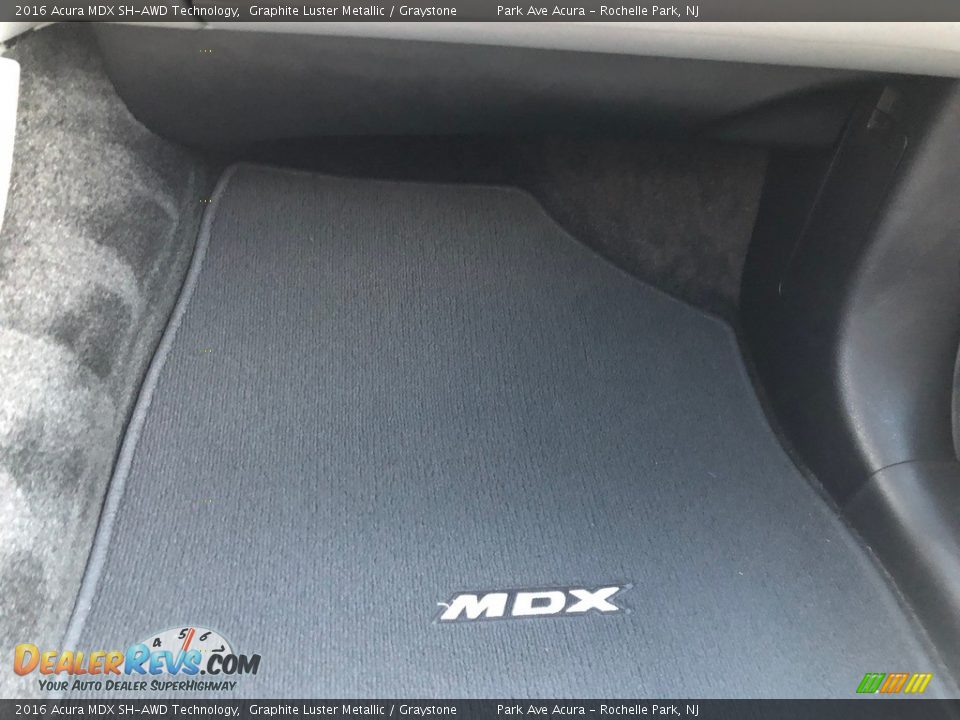 2016 Acura MDX SH-AWD Technology Graphite Luster Metallic / Graystone Photo #21