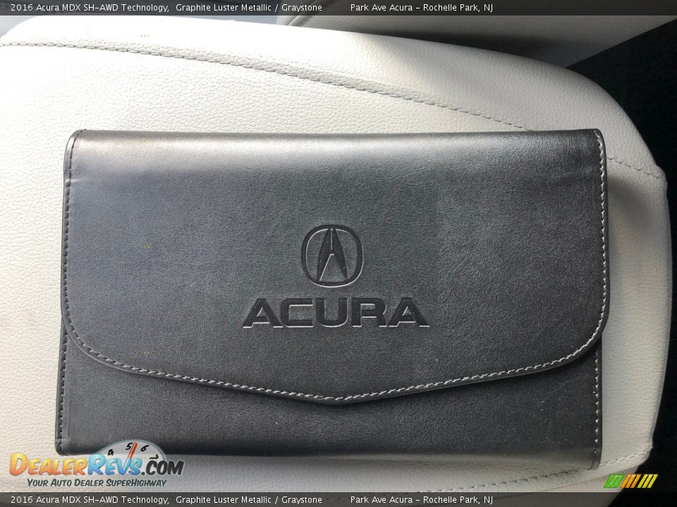 2016 Acura MDX SH-AWD Technology Graphite Luster Metallic / Graystone Photo #24