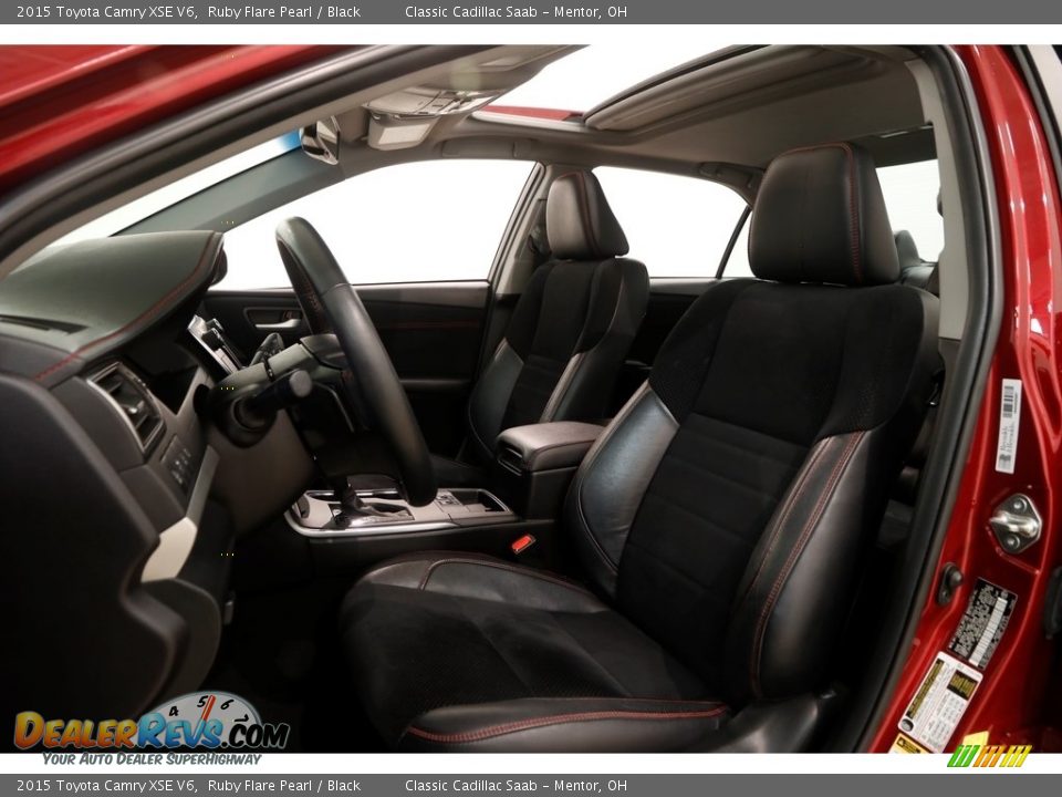 2015 Toyota Camry XSE V6 Ruby Flare Pearl / Black Photo #5