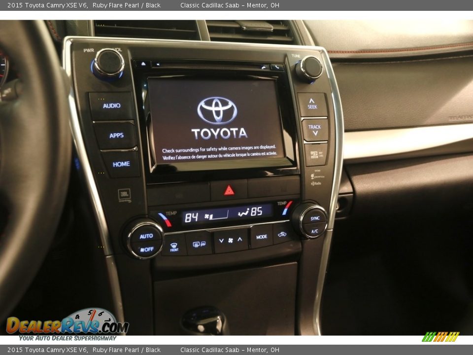 2015 Toyota Camry XSE V6 Ruby Flare Pearl / Black Photo #9