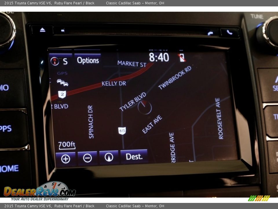 2015 Toyota Camry XSE V6 Ruby Flare Pearl / Black Photo #10