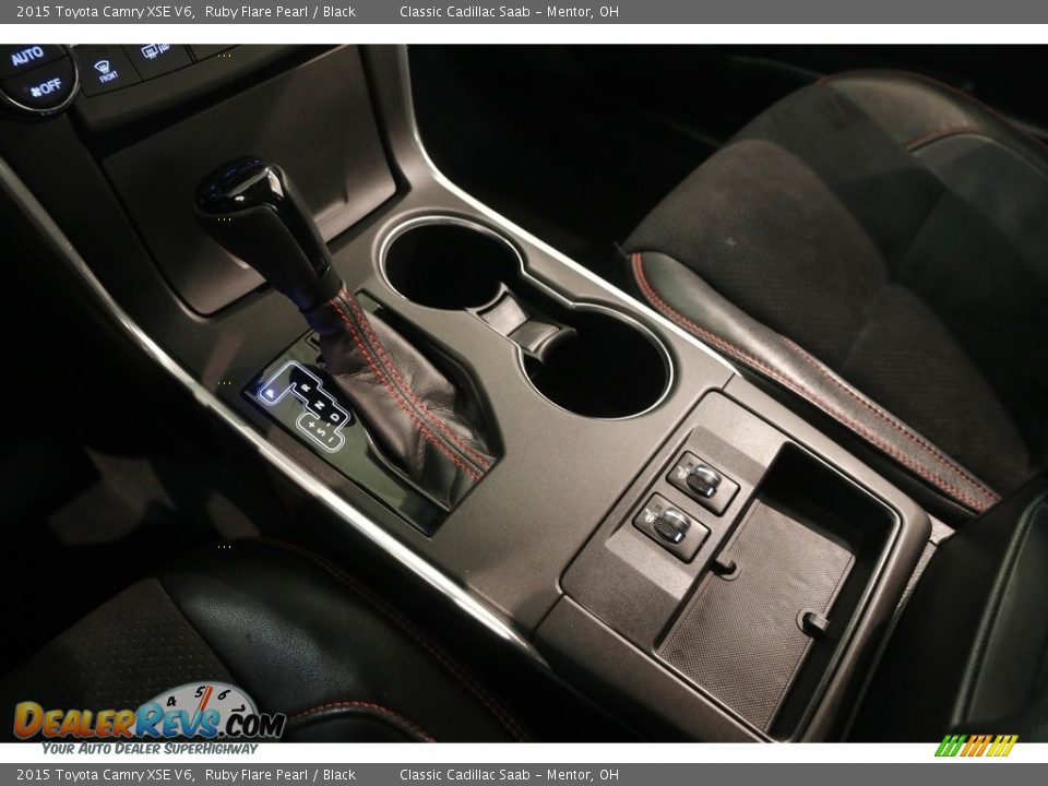 2015 Toyota Camry XSE V6 Ruby Flare Pearl / Black Photo #13