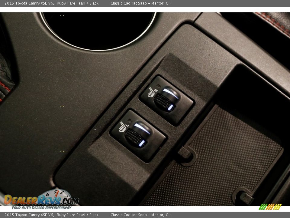 2015 Toyota Camry XSE V6 Ruby Flare Pearl / Black Photo #15