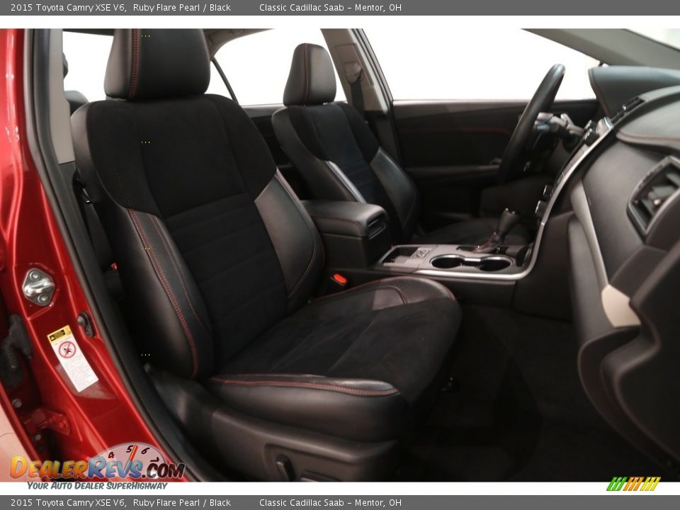 2015 Toyota Camry XSE V6 Ruby Flare Pearl / Black Photo #16