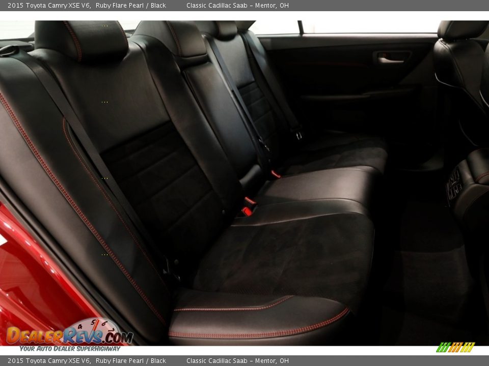 2015 Toyota Camry XSE V6 Ruby Flare Pearl / Black Photo #17