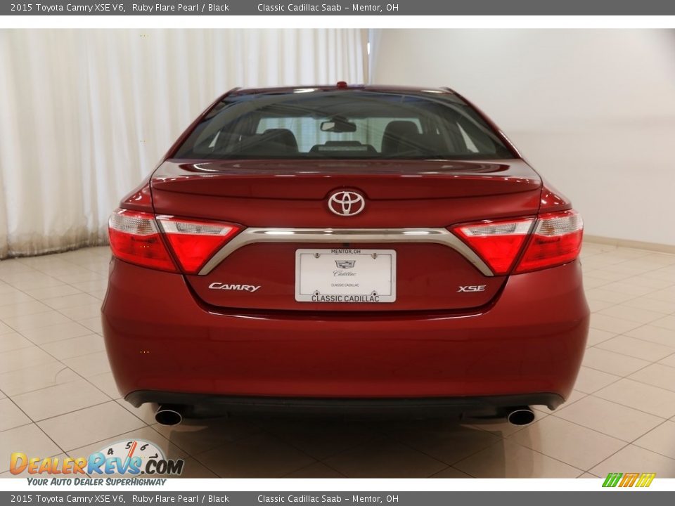 2015 Toyota Camry XSE V6 Ruby Flare Pearl / Black Photo #20