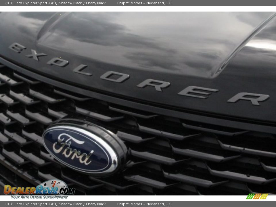 2018 Ford Explorer Sport 4WD Shadow Black / Ebony Black Photo #4