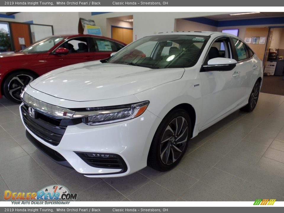 2019 Honda Insight Touring White Orchid Pearl / Black Photo #1