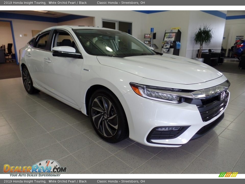 2019 Honda Insight Touring White Orchid Pearl / Black Photo #3