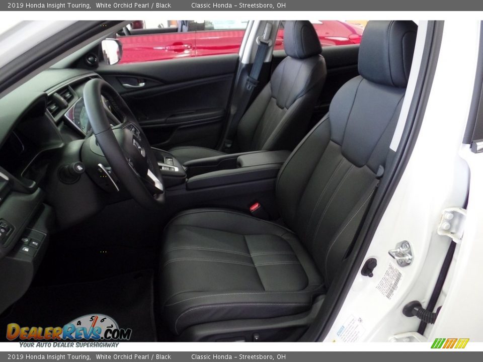 2019 Honda Insight Touring White Orchid Pearl / Black Photo #9