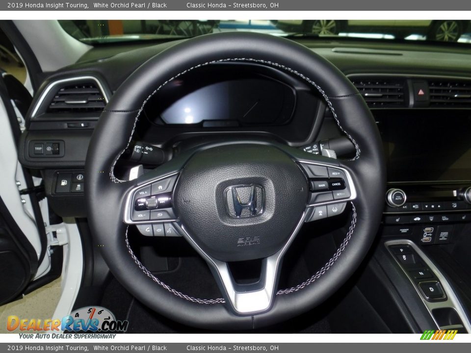 2019 Honda Insight Touring White Orchid Pearl / Black Photo #13