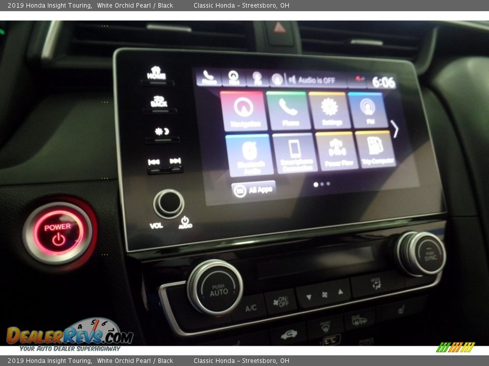 2019 Honda Insight Touring White Orchid Pearl / Black Photo #16
