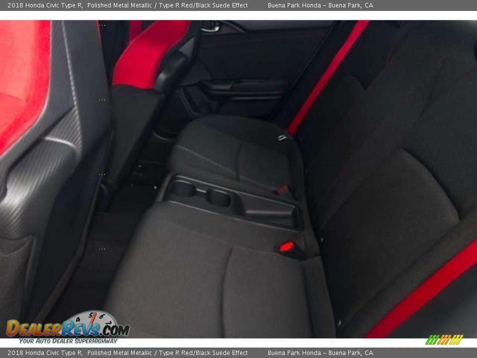 2018 Honda Civic Type R Polished Metal Metallic / Type R Red/Black Suede Effect Photo #7