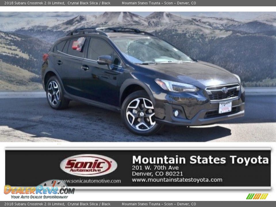 2018 Subaru Crosstrek 2.0i Limited Crystal Black Silica / Black Photo #1