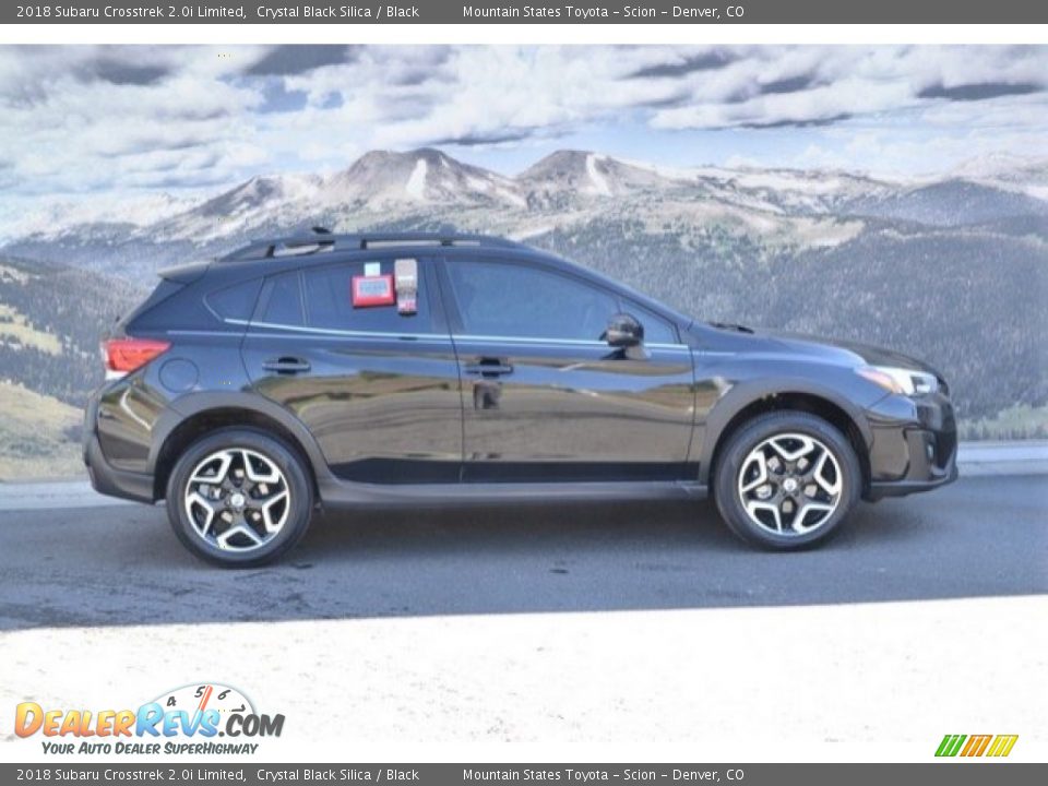 2018 Subaru Crosstrek 2.0i Limited Crystal Black Silica / Black Photo #2