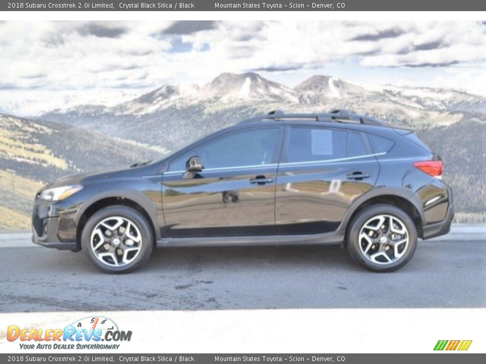 Crystal Black Silica 2018 Subaru Crosstrek 2.0i Limited Photo #6