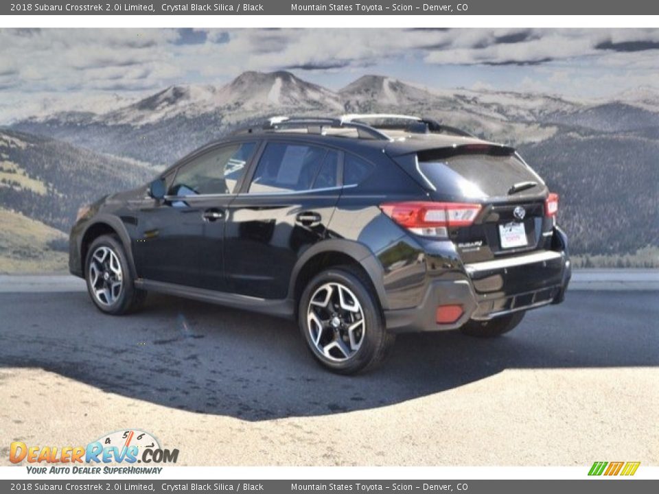 2018 Subaru Crosstrek 2.0i Limited Crystal Black Silica / Black Photo #8