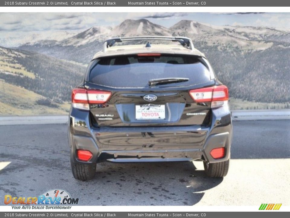 2018 Subaru Crosstrek 2.0i Limited Crystal Black Silica / Black Photo #9