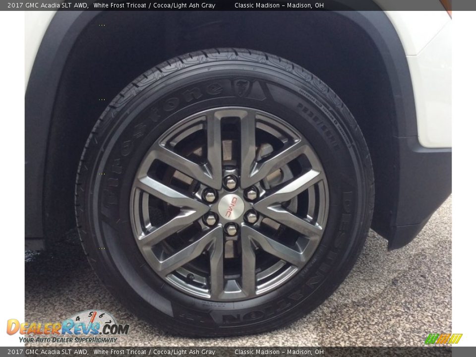 2017 GMC Acadia SLT AWD White Frost Tricoat / Cocoa/Light Ash Gray Photo #9