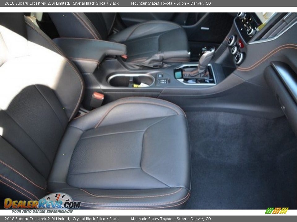 2018 Subaru Crosstrek 2.0i Limited Crystal Black Silica / Black Photo #18