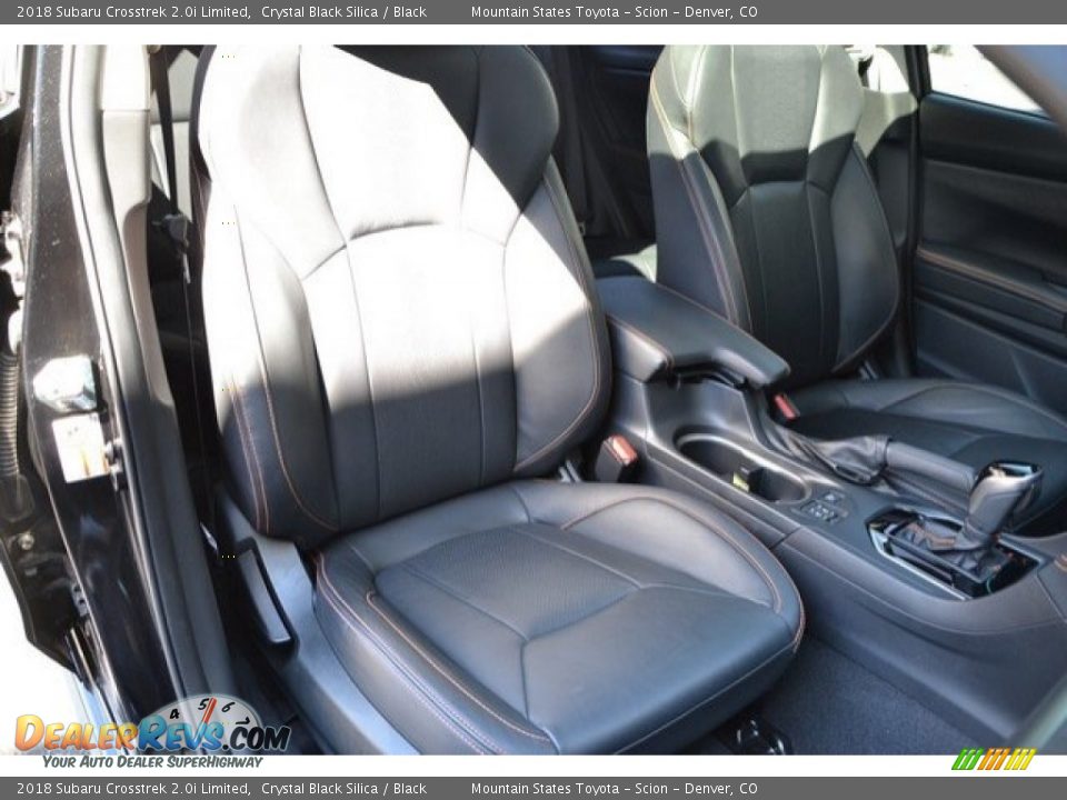 2018 Subaru Crosstrek 2.0i Limited Crystal Black Silica / Black Photo #19
