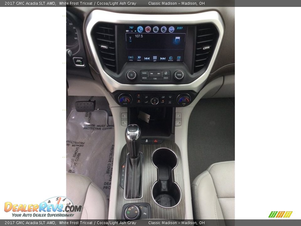2017 GMC Acadia SLT AWD White Frost Tricoat / Cocoa/Light Ash Gray Photo #18